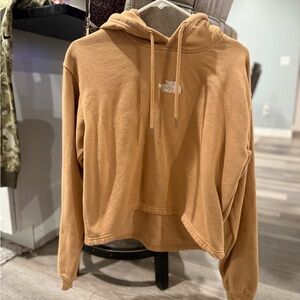 The North Face Camel Hoodie. Never worn